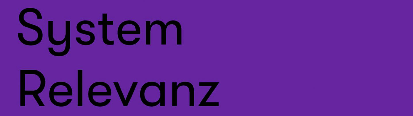Kunst und Systemrelevanz